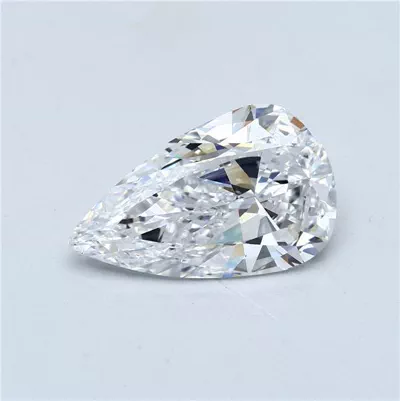 6.60ct D VS2 Excellent Cut Pear Diamond