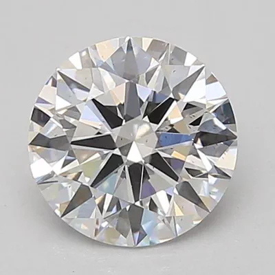 1.55ct D SI1 Rare Carat Ideal Cut Round Lab Grown Diamond