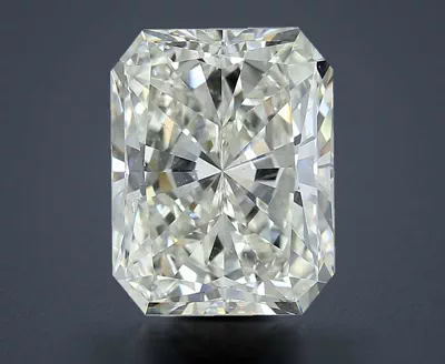 3.30ct J SI1 Rare Carat Ideal Cut Radiant Diamond