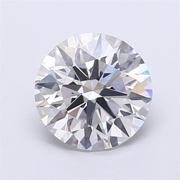 3.01ct F VS1 Rare Carat Ideal Cut Round Lab Grown Diamond