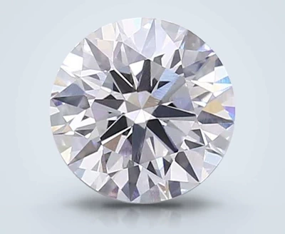 3.01ct F VS1 Rare Carat Ideal Cut Round Lab Grown Diamond