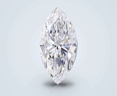 3.09ct F VS1 Rare Carat Ideal Cut Marquise Lab Grown Diamond