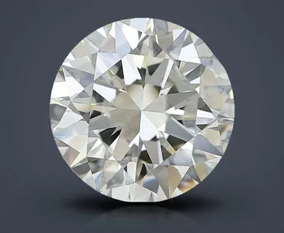 3.52ct K VS2 Rare Carat Ideal Cut Round Diamond
