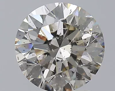 2.20ct K SI2 Rare Carat Ideal Cut Round Diamond