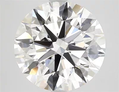 3.44ct E FL Rare Carat Ideal Cut Round Diamond