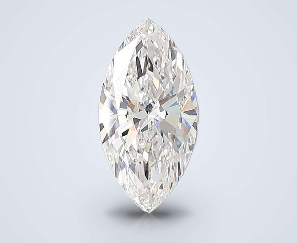 6.01ct E VVS2 Rare Carat Ideal Cut Marquise Lab Grown Diamond