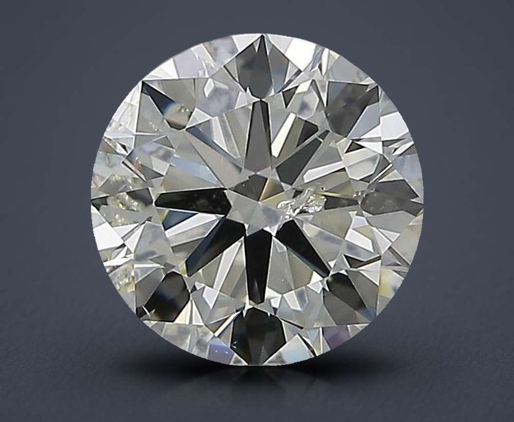 2.50ct K SI2 Excellent Cut Round Diamond