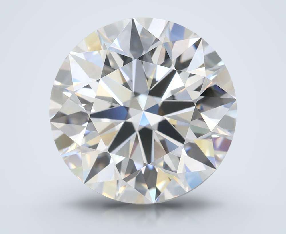 5.07ct D FL Rare Carat Ideal Cut Round Lab Grown Diamond