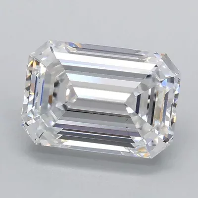 2.06ct E VS1 Rare Carat Ideal Cut Emerald Lab Grown Diamond