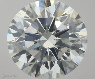 6.03ct G VS1 Rare Carat Ideal Cut Round Diamond