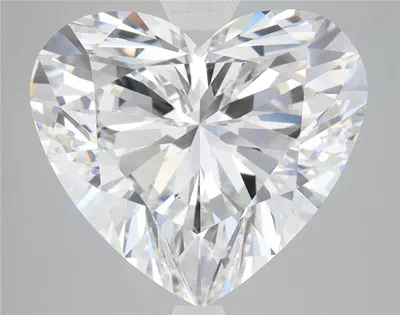8.04ct F VS2 Rare Carat Ideal Cut Heart Lab Grown Diamond