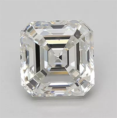 2.01ct E VS2 Rare Carat Ideal Cut Asscher Lab Grown Diamond