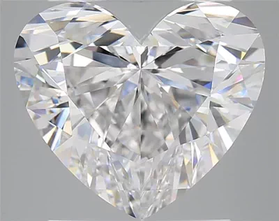 6.51ct E IF Rare Carat Ideal Cut Heart Diamond