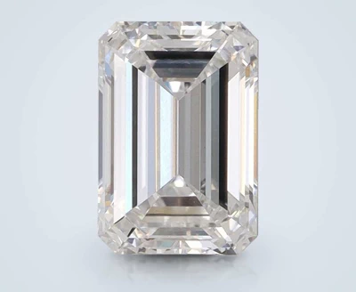 1.39ct D VVS2 Rare Carat Ideal Cut Emerald Lab Grown Diamond