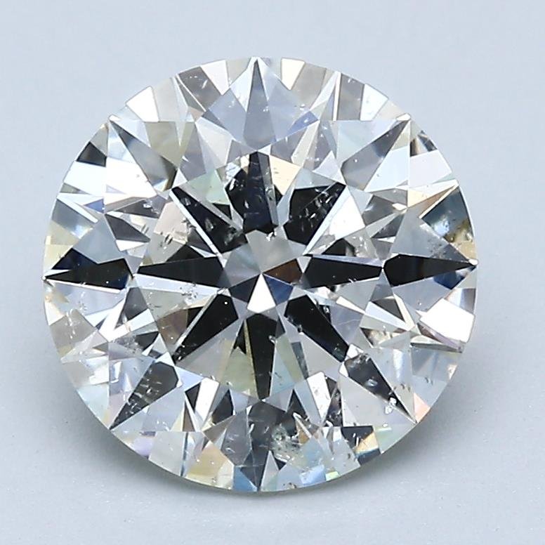 2.51ct J SI2 Very Good Cut Round Diamond