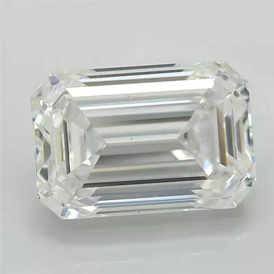 1.92ct D VS2 Rare Carat Ideal Cut Emerald Lab Grown Diamond
