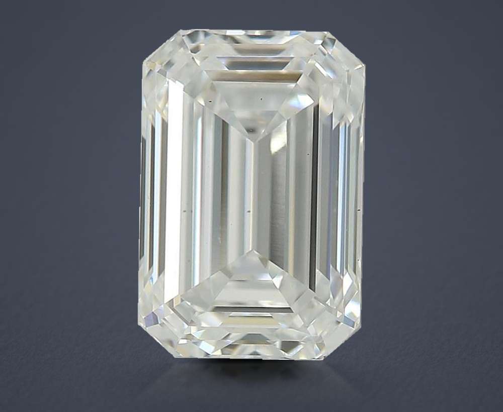 1.92ct D VS2 Rare Carat Ideal Cut Emerald Lab Grown Diamond