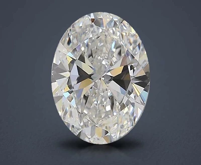 1.56ct D VVS2 Rare Carat Ideal Cut Oval Lab Grown Diamond