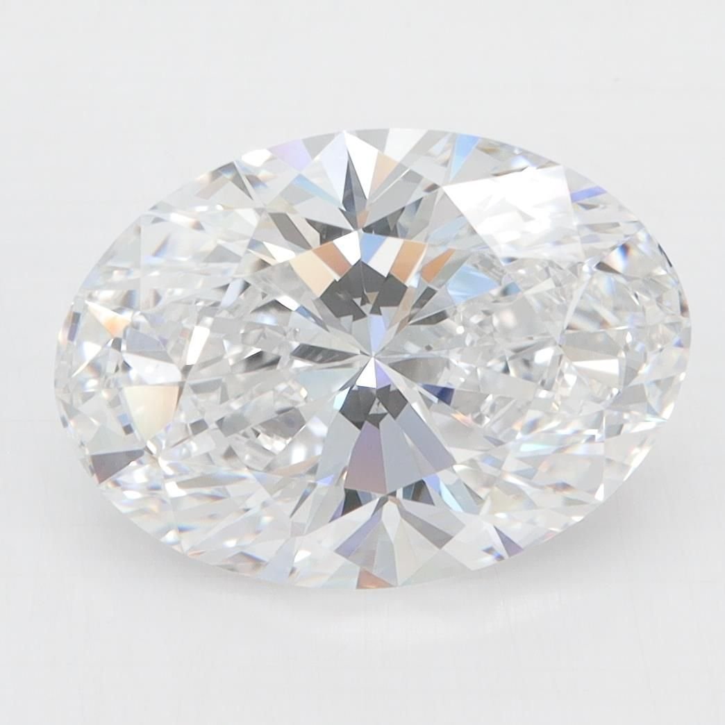 4.07ct D VVS1 Rare Carat Ideal Cut Oval Lab Grown Diamond