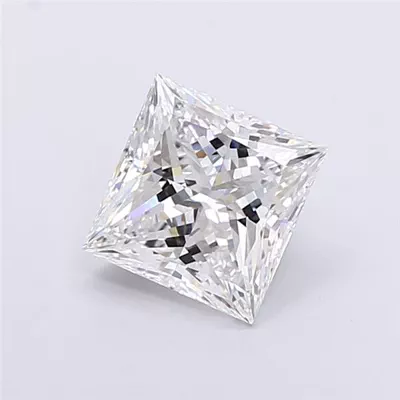 1.00ct D VS2 Very Good Cut Princess Lab Grown Diamond