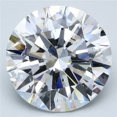 10.64ct E SI2 Rare Carat Ideal Cut Round Diamond