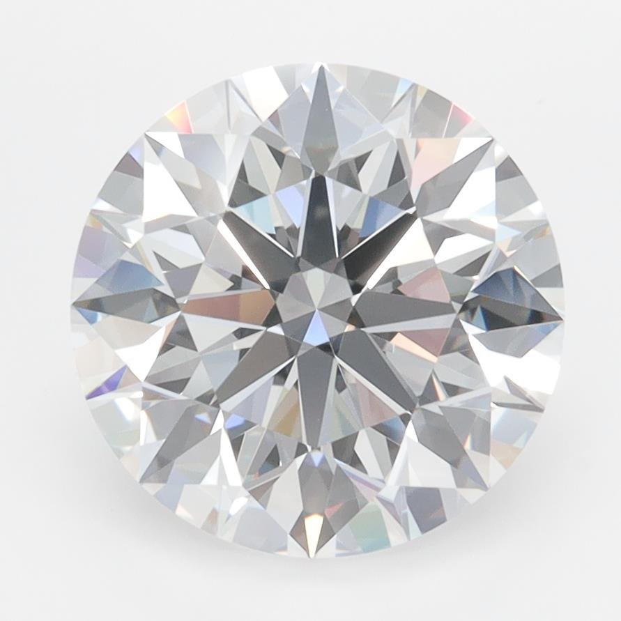 3.49ct D FL Rare Carat Ideal Cut Round Lab Grown Diamond