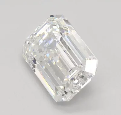 1.10ct E VS1 Rare Carat Ideal Cut Emerald Lab Grown Diamond