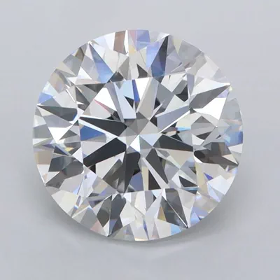 3.04ct D FL Rare Carat Ideal Cut Round Lab Grown Diamond