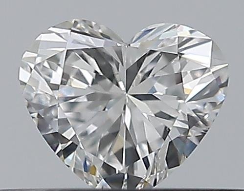 0.30ct F VVS2 Very Good Cut Heart Diamond