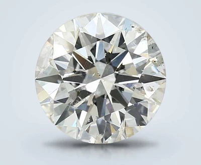 4.02ct H SI2 Rare Carat Ideal Cut Round Diamond