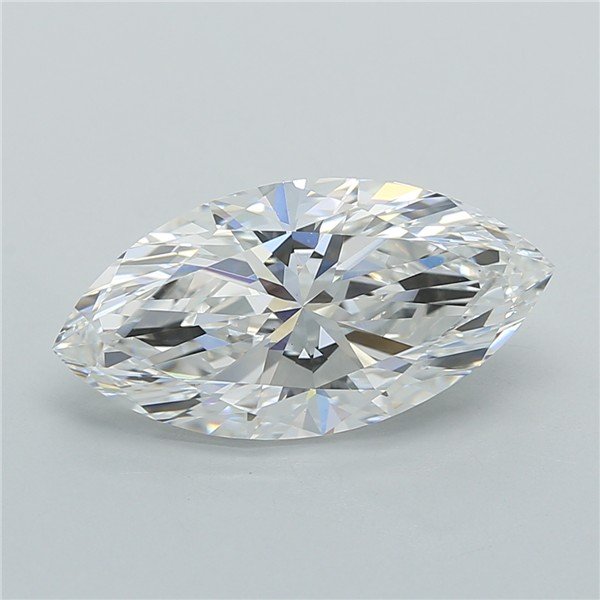 3.04ct F VS1 Very Good Cut Marquise Lab Grown Diamond