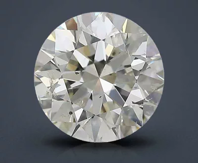 4.01ct I SI2 Rare Carat Ideal Cut Round Diamond