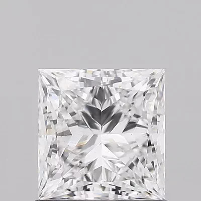 1.12ct E SI1 Excellent Cut Princess Lab Grown Diamond