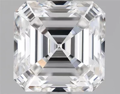 2.58ct G VS2 Rare Carat Ideal Cut Asscher Lab Grown Diamond