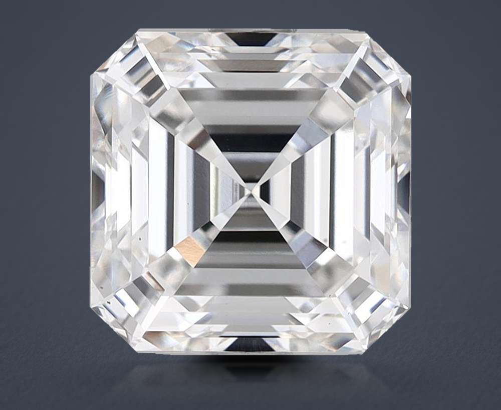 2.58ct G VS2 Rare Carat Ideal Cut Asscher Lab Grown Diamond