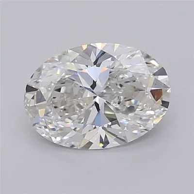 1.51ct F VVS2 Rare Carat Ideal Cut Oval Lab Grown Diamond