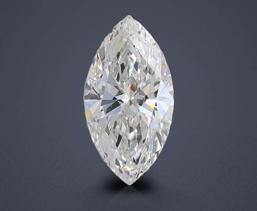 6.41ct F VS2 Rare Carat Ideal Cut Marquise Lab Grown Diamond
