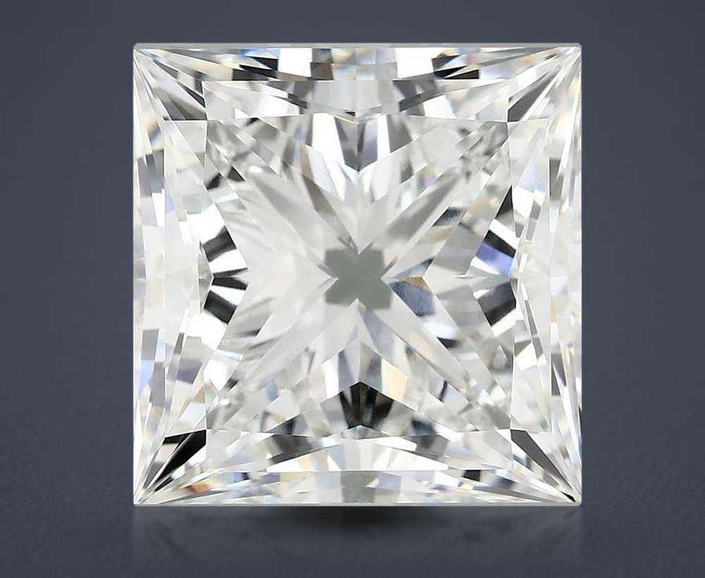 10.99ct F VVS2 Rare Carat Ideal Cut Princess Lab Grown Diamond