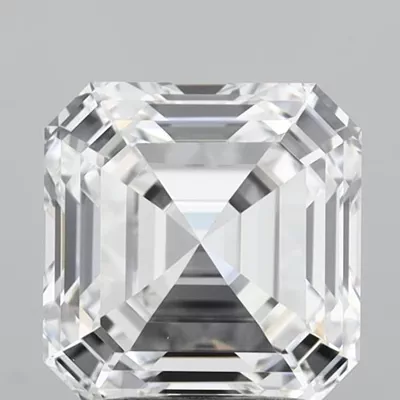 2.23ct E VVS2 Rare Carat Ideal Cut Asscher Lab Grown Diamond