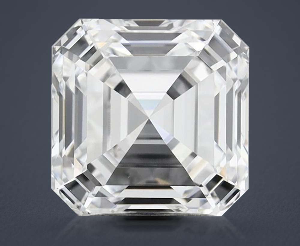 2.23ct E VVS2 Rare Carat Ideal Cut Asscher Lab Grown Diamond