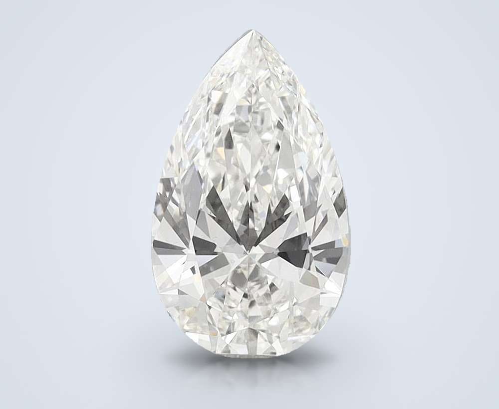 13.07ct G VVS2 Rare Carat Ideal Cut Pear Lab Grown Diamond