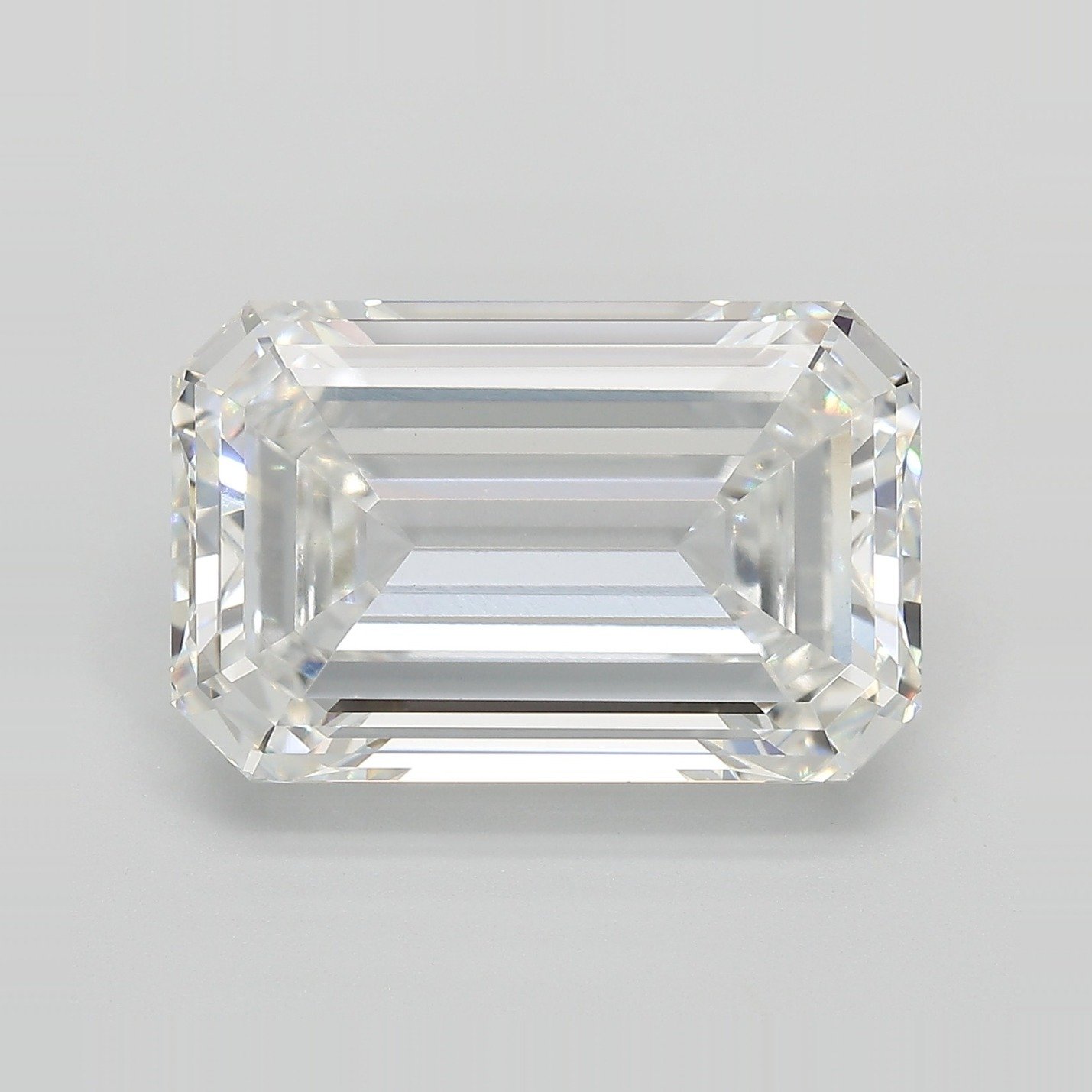 10.23ct F VVS2 Rare Carat Ideal Cut Emerald Lab Grown Diamond