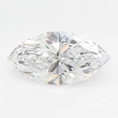 2.22ct D IF Rare Carat Ideal Cut Marquise Lab Grown Diamond