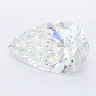 3.51ct E VVS2 Rare Carat Ideal Cut Pear Lab Grown Diamond