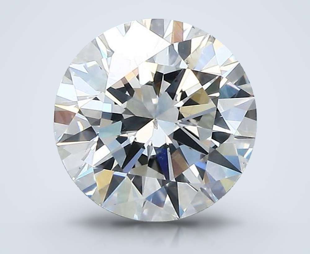 2.01ct H SI1 Rare Carat Ideal Cut Round Diamond