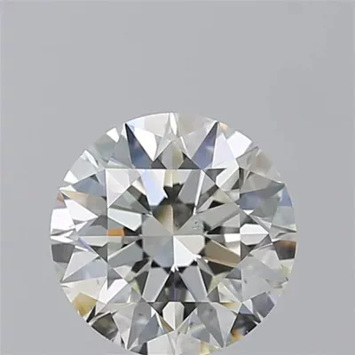 2.51ct H VS2 Rare Carat Ideal Cut Round Diamond