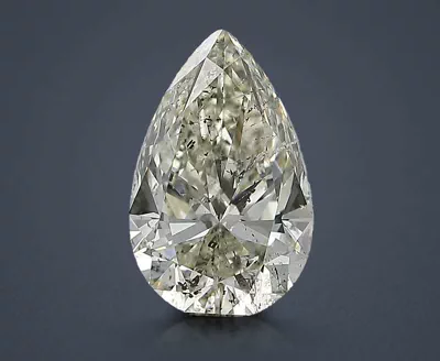 2.52ct J SI2 Rare Carat Ideal Cut Pear Diamond