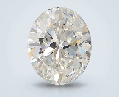 3.58ct F VS1 Rare Carat Ideal Cut Oval Lab Grown Diamond