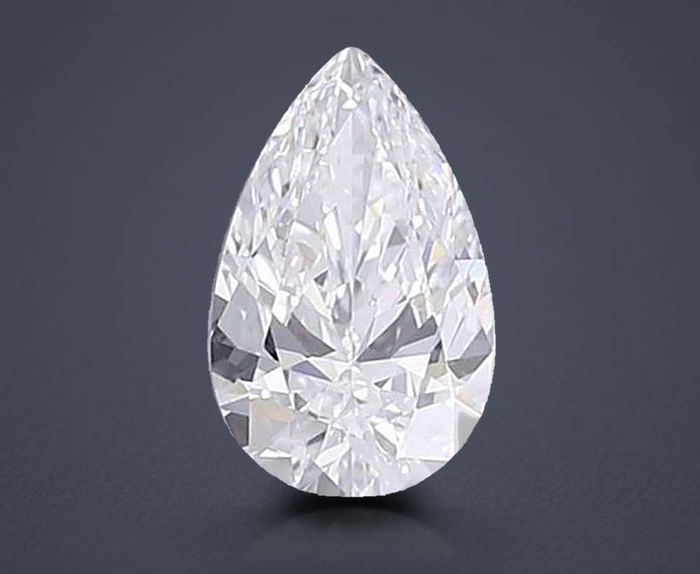 1.20ct D VS1 Rare Carat Ideal Cut Pear Lab Grown Diamond
