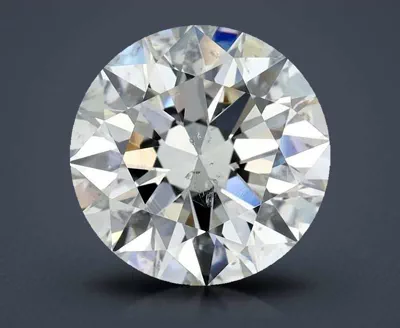 4.02ct I SI2 Rare Carat Ideal Cut Round Diamond
